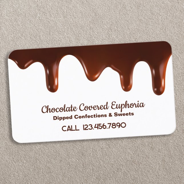 Cartão De Visita 🍬 Chocolatier (Chocolatier Business Cards)