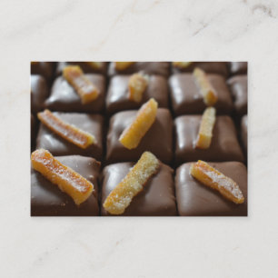 Cartão De Visita Chocolatista Chocolate Bon Bon Candy Foodie Compro