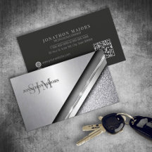 Chrome escovado e Monograma de Pedra ID1042