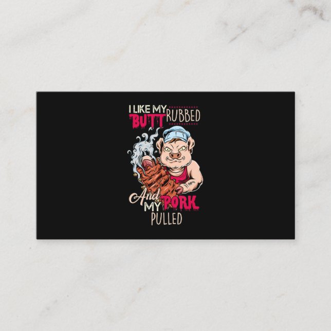 Cartão De Visita CHURRASCO|CHURRASCO Grillmaster Como Bumbum Esfreg (Frente)