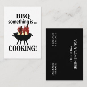 Cartão De Visita Churrasco Cozinheiro Chef BBQ