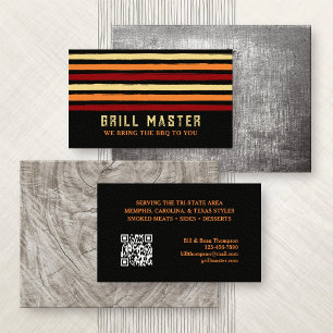 Cartão De Visita CHURRASCO Grill Catering