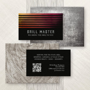 Cartão De Visita CHURRASCO Grill Catering