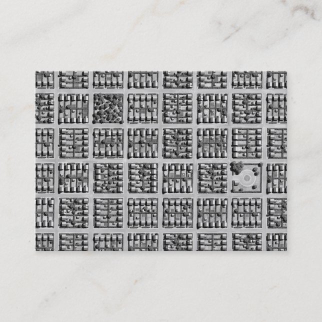 Cartão De Visita Cidade ao quadrado (Frente)