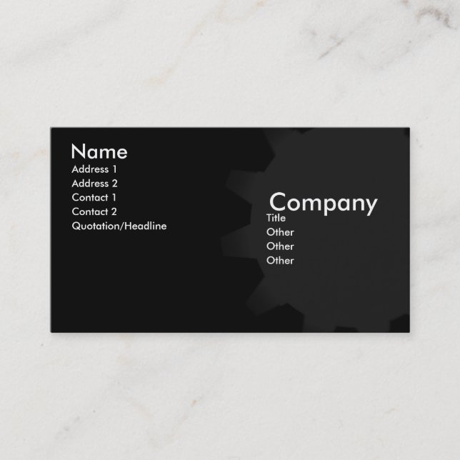 Cartão De Visita Cidade do chocolate (Frente)