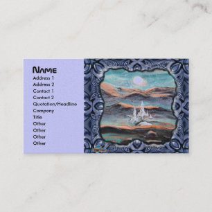 Cartão De Visita Cidade futura da luz