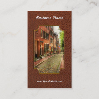 Cartão De Visita Cidade - MÃES de Boston - Acorn Street
