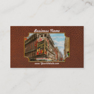 Cartão De Visita Cidade - NY - Tastee's e Macy's 1942