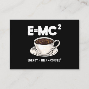 Cartão De Visita Cientista Humor Student Physicist Piada de café