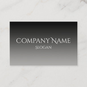 Cartão De Visita Cinza Black Ombre