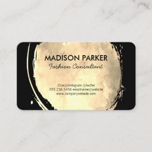 Cartão De Visita Cinza Contemporânea Molho Bruto