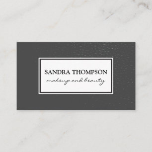 Cartão De Visita Cinza Contemporânea / Quadro Branco