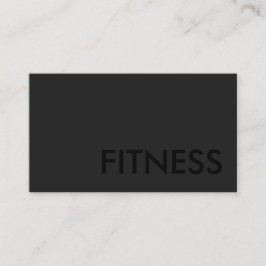 Cartão de visita Cinza de Malhação Negra Moderna p