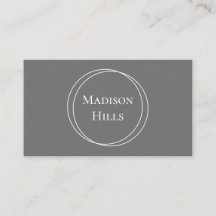 Cinza de quadros minimalista dos círculos modernos