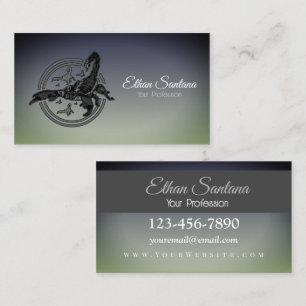 Cartão De Visita Cinza Escorpião