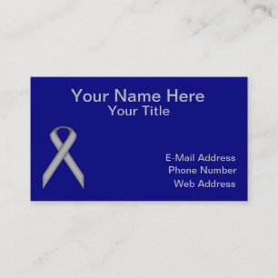 Cartão De Visita Cinza/Faixa de Cinza padrão por Kenneth Yoncich