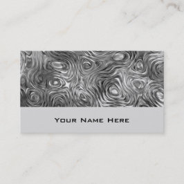 Cartão De Visita Cinza impressão Molten