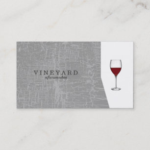 Cartão De Visita Cinzas da textura/vidro de vinho