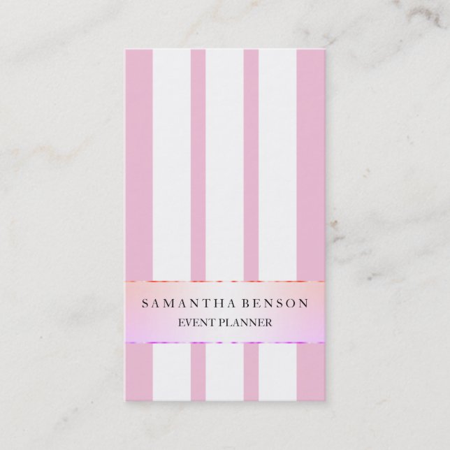 Cartão De Visita Cinzas Douradas, Pretas e Brancas Verticais (Frente)