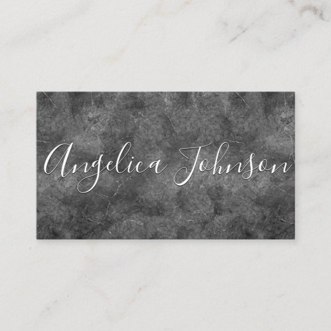 Cartão De Visita Cinzas texturizadas (Frente)