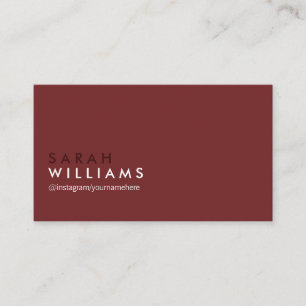 Cartão De Visita Cinzas Vermelhas Profundas Profissionais Elegantes