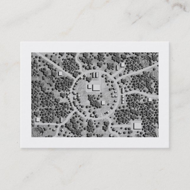 Cartão De Visita Circleville, Mini Trabalho de arte (Frente)