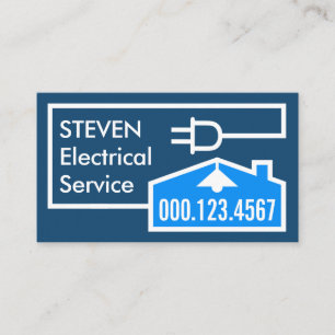 Cartão De Visita Circuito Elétrico Residencial