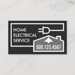 Cartão De Visita Circuito Elétrico Residencial