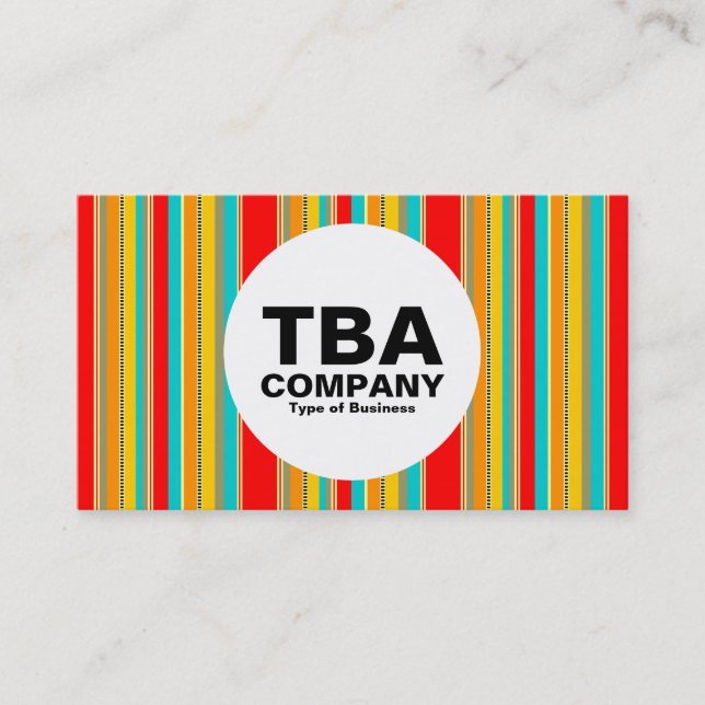 Cartão De Visita Círculo - 091214 Fita Vertical (Frente)