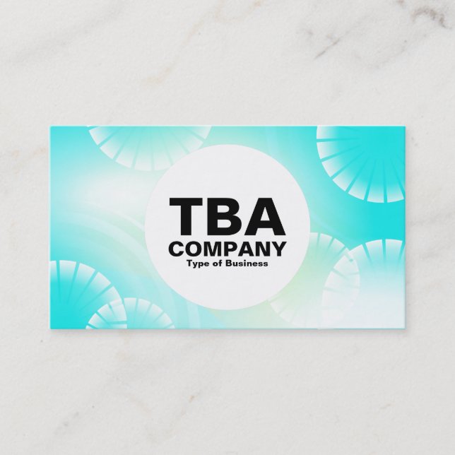 Cartão De Visita Círculo - Abstrato 02 (Frente)