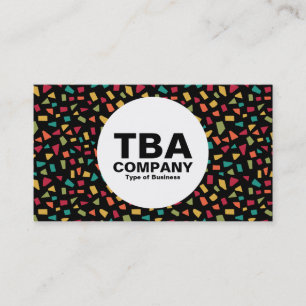 Cartão De Visita Círculo - Ângulos - Cores 02