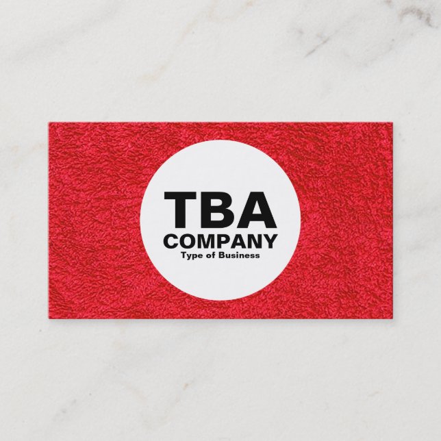 Cartão De Visita Círculo - Carpete 01 (Frente)