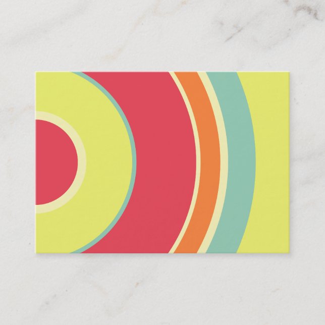 Cartão De Visita Círculo Colorido 01 (Frente)