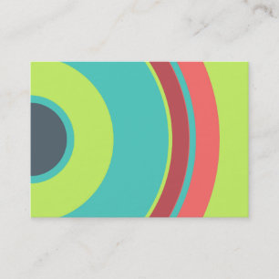 Cartão De Visita Círculo Colorido 04