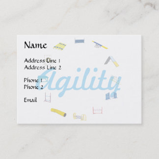 Cartão De Visita Círculo de agilidade