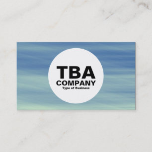 Cartão De Visita Círculo - Fluxo de Jato