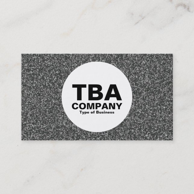 Cartão De Visita Círculo - Granito fino (Frente)