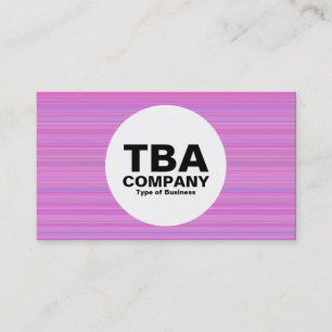 Cartão De Visita Círculo - Linhas