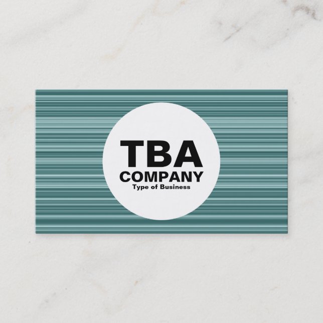 Cartão De Visita Círculo - Linhas (Frente)