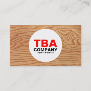 Cartão De Visita Círculo - Madeira 02