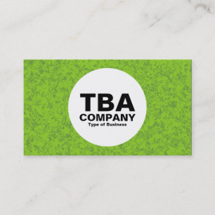 Cartão De Visita Círculo - Mineral Verde 02