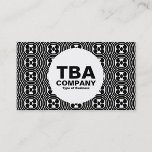 Cartão De Visita Círculo - Padrão de Abstrato