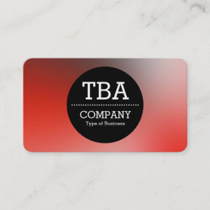 Cartão De Visita Círculo Preto v2 - Gradiente Suave