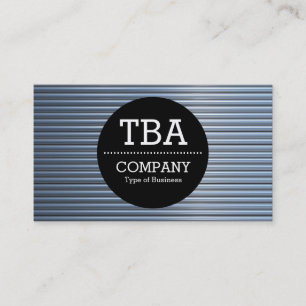 Cartão De Visita Círculo Preto v2 - Tubos de Cromo