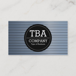 Cartão De Visita Círculo Preto v3 - Tubos de Cromo