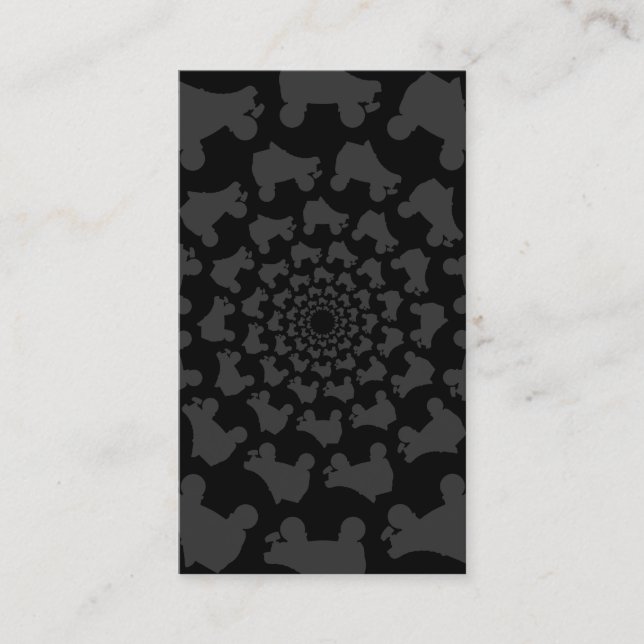 Cartão De Visita círculo skate (Frente)