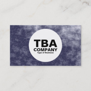 Cartão De Visita Círculo - Smokey 02