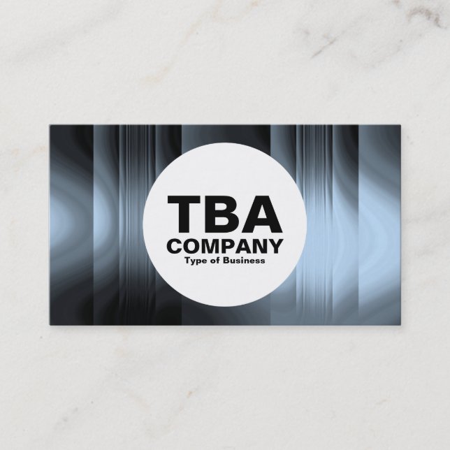 Cartão De Visita Círculo - Vidro (Frente)