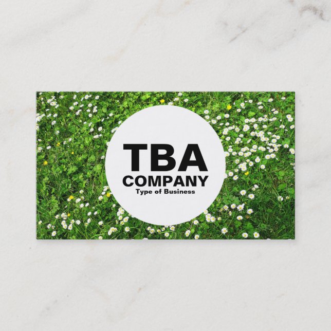 Cartão De Visita Círculo - Visitas (Frente)