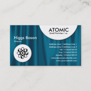 Cartão De Visita Círculos Atômicos - Secaria 01